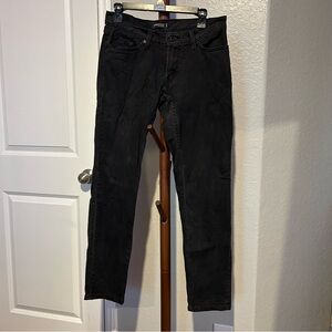 Vintage Levi’s 524 Too Super Low Black Straight Leg Denim Size 11M |C30